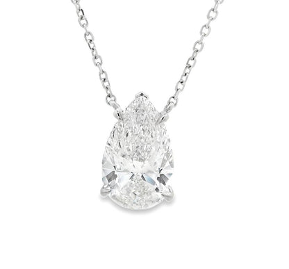 5 CT Pear Shape Diamond Necklace 70394