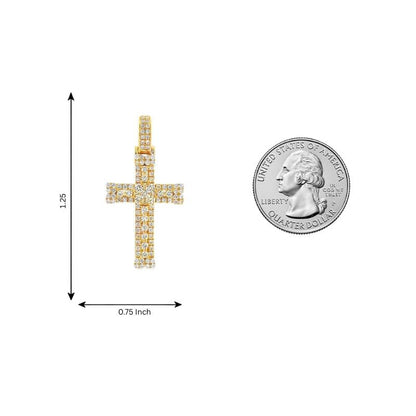 Celestial Cluster Cross Pendant