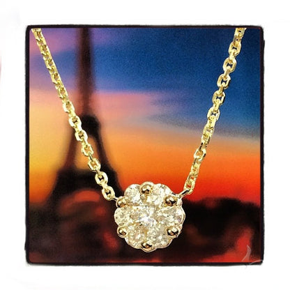Aroa Prong Diamond Necklace 40812