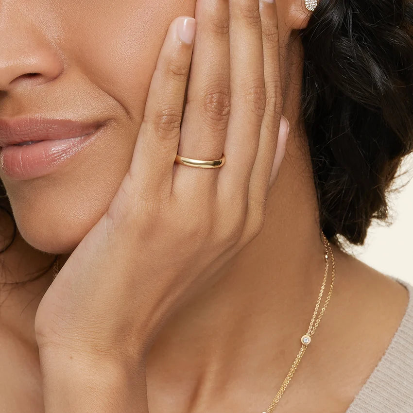 3mm Comfort Fit Wedding Ring in 14K Yellow Gold