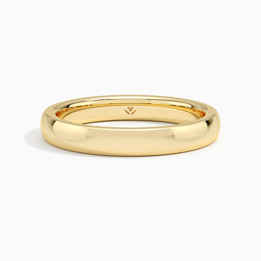 3mm Comfort Fit Wedding Ring in 14K Yellow Gold