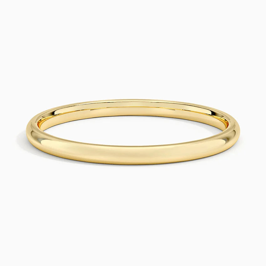 1.5mm Slim Profile Wedding Ring in 14K Yellow Gold