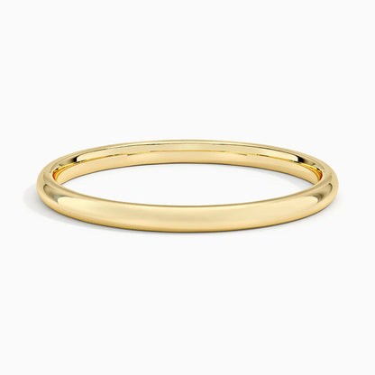 1.5mm Slim Profile Wedding Ring in 14K Yellow Gold