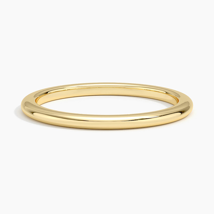 1.5mm Comfort Fit Wedding Ring in 14K Yellow Gold