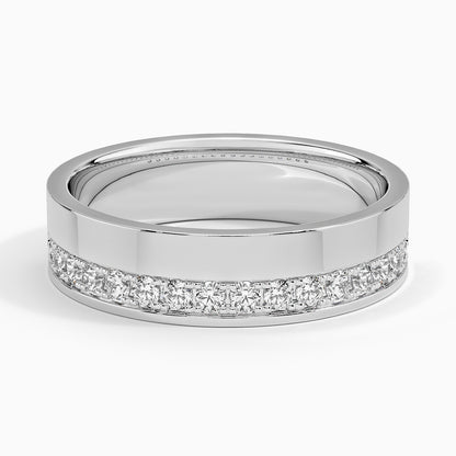 Austin Diamond 5.5mm Wedding Ring (1/3 ct. tw.) in 14K White Gold