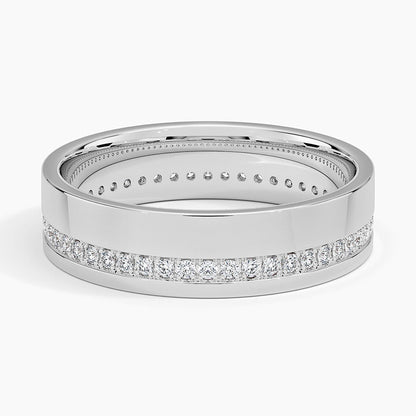 Austin Eternity Diamond 5.5mm Wedding Ring (1/3 ct. tw.) in 14K White Gold