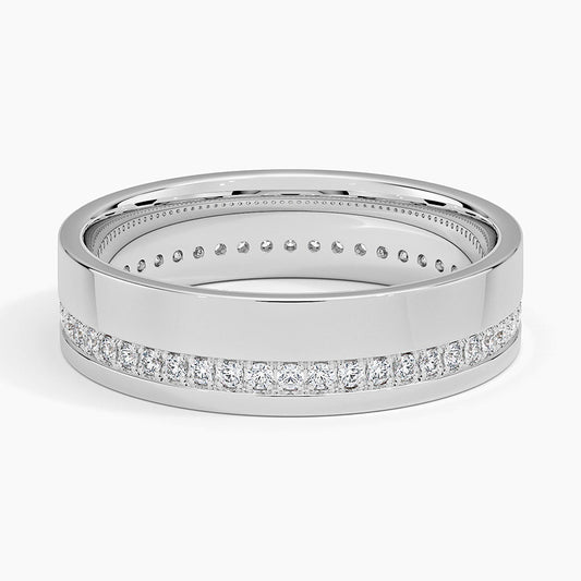 Austin Eternity Diamond 5.5mm Wedding Ring (1/3 ct. tw.) in 14K White Gold