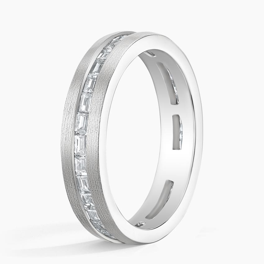 Equator Eternity Lab Diamond 4.5mm Wedding Ring (1 1/8 ct. tw.) in 14K White Gold