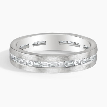 Equator Eternity Lab Diamond 4.5mm Wedding Ring (1 1/8 ct. tw.) in 14K White Gold