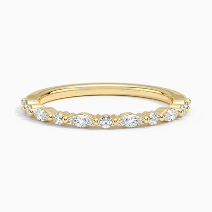 Delicate Versailles Diamond Ring (1/4 ct. tw.) in 14K Yellow Gold