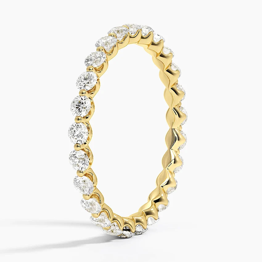 Riviera Eternity Lab Diamond Ring (1 ct. tw.) in 14K Yellow Gold