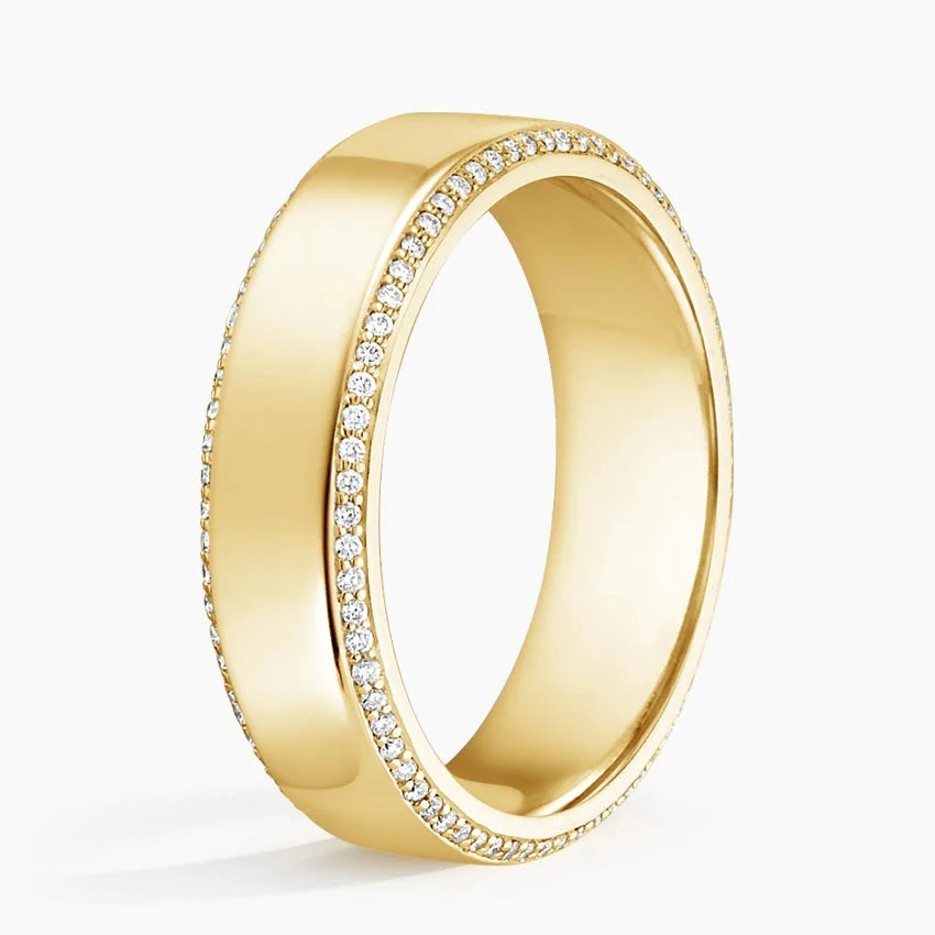 Avalon Eternity Diamond 6mm Wedding Ring (2/5 ct. tw.) in 14K Yellow Gold
