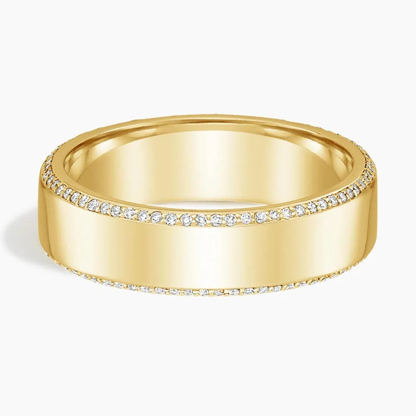 Avalon Eternity Diamond 6mm Wedding Ring (2/5 ct. tw.) in 14K Yellow Gold