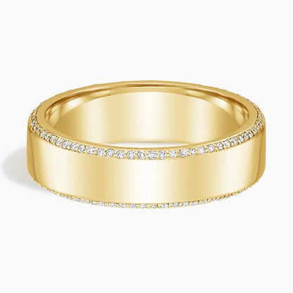 Avalon Eternity Diamond 6mm Wedding Ring (2/5 ct. tw.) in 14K Yellow Gold