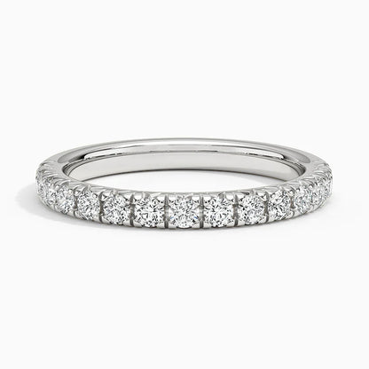 Sienna Half Coverage Lab Diamond Ring (1/2 ct. tw.) in 14K White Gold