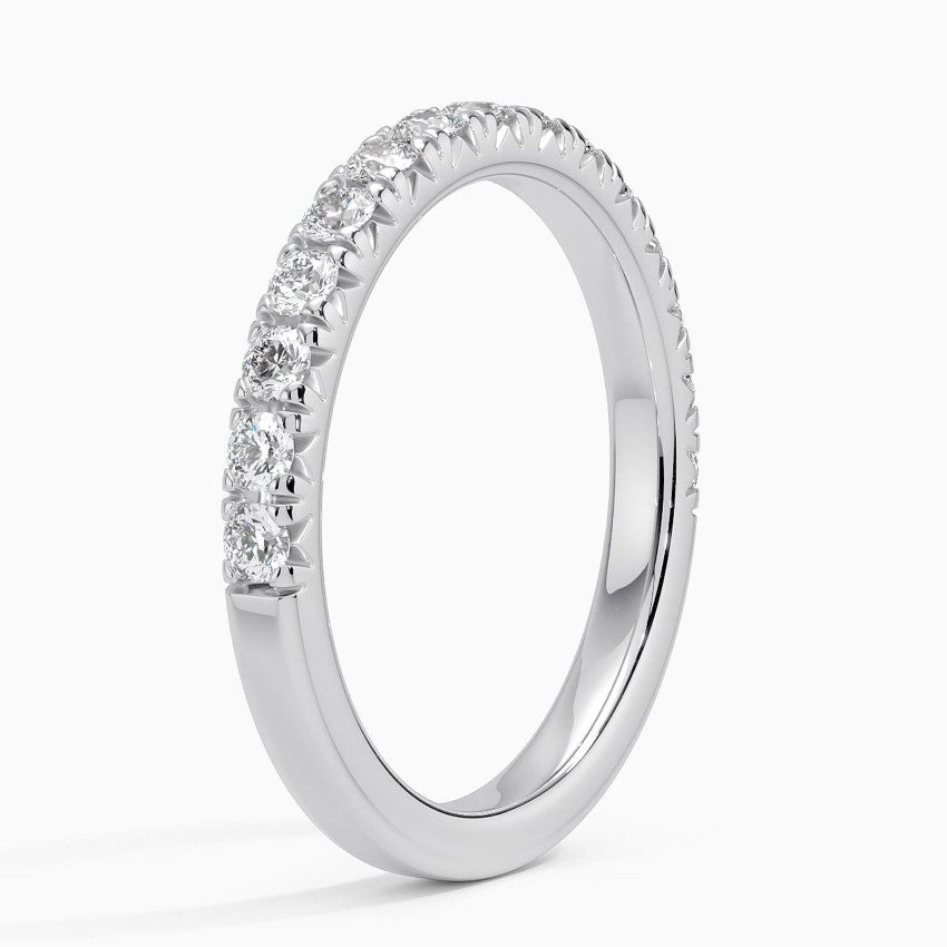 Sienna Half Coverage Lab Diamond Ring (1/2 ct. tw.) in 14K White Gold