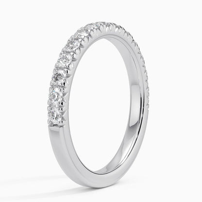 Sienna Half Coverage Lab Diamond Ring (1/2 ct. tw.) in 14K White Gold