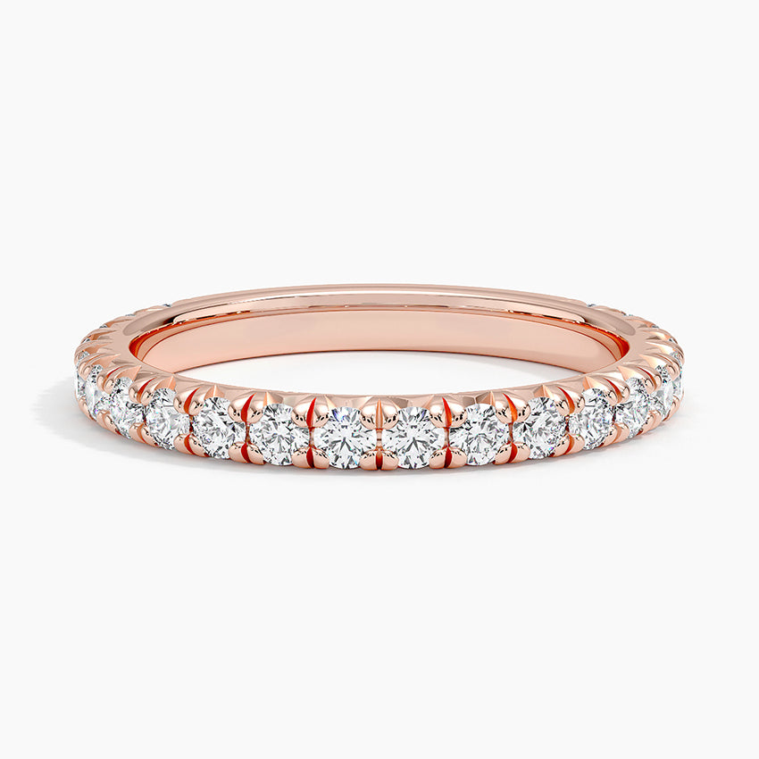 Sienna Three-Quarter Coverage Lab Diamond Ring (5/8 ct. tw.) in 14K Rose Gold