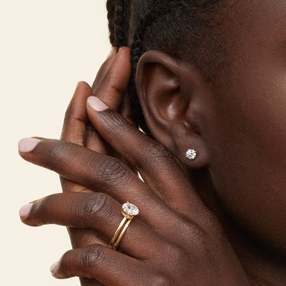 Astra 1.4mm Diamond Ring in 14K Yellow Gold