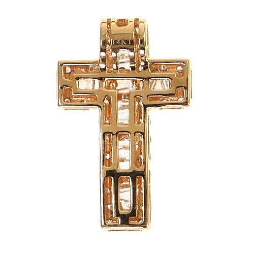 Baguette Diamond Cross Pendant