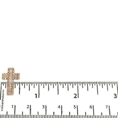 Baguette Diamond Cross Pendant