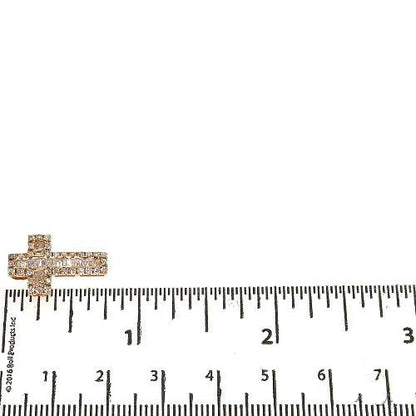 Baguette Diamond Cross Pendant