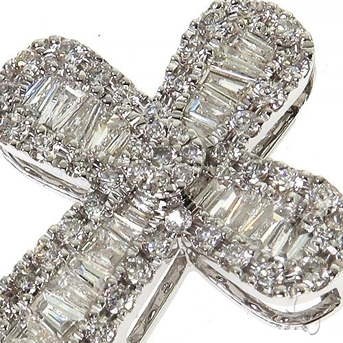 Baguette Diamond Cross