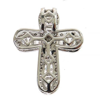 Baguette Diamond Cross