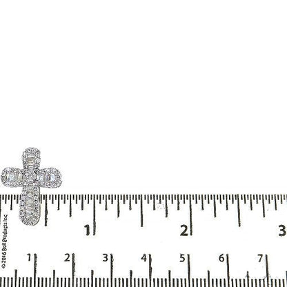 Baguette Diamond Cross