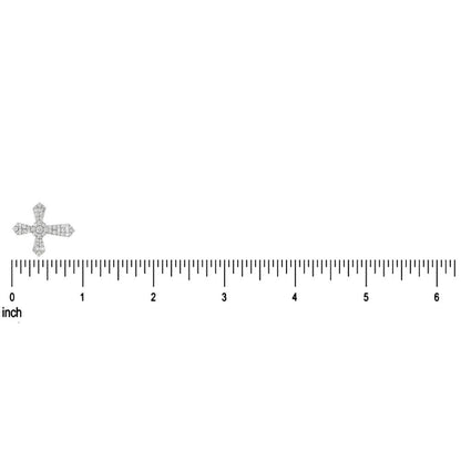 Baguette Diamond Cross
