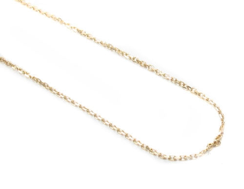 Bezel Diamond Button Necklace 34946
