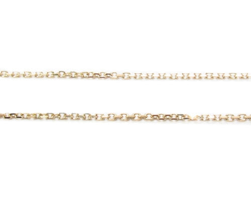 Bezel Diamond Button Necklace 34946