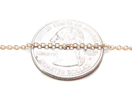 Bezel Diamond Necklace 33414