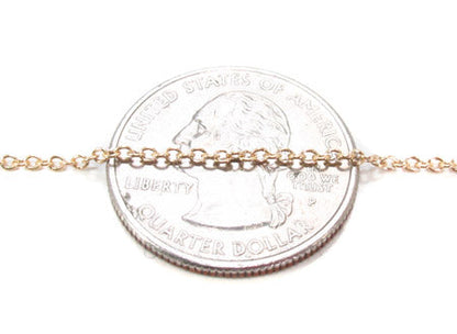 Bezel Diamond Necklace 33414