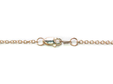 Bezel Diamond Necklace 33414