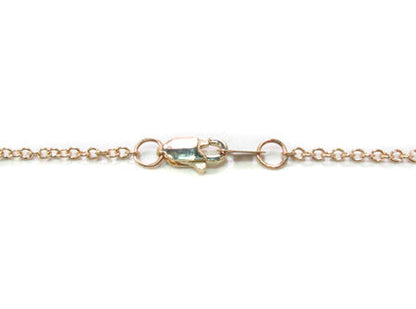 Bezel Diamond Necklace 33414