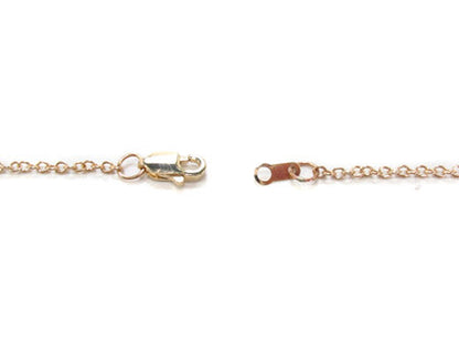 Bezel Diamond Necklace 33414