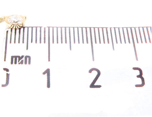 Bezel Diamond Necklace 34422