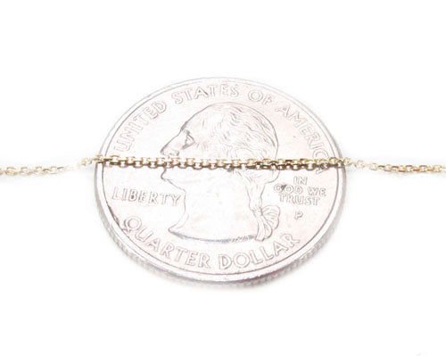 Bezel Diamond Necklace 34422