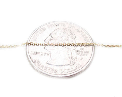 Bezel Diamond Necklace 34422