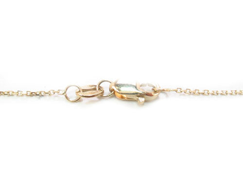 Bezel Diamond Necklace 34422