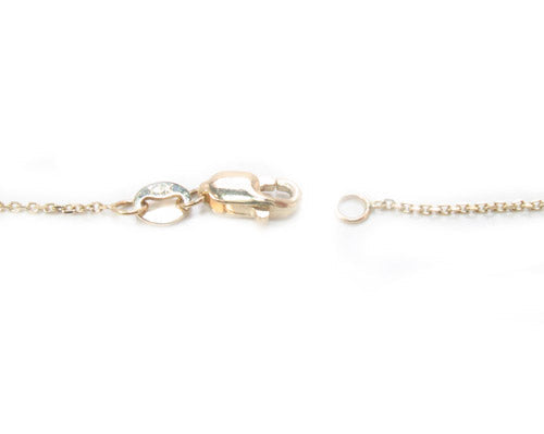 Bezel Diamond Necklace 34422