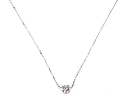 Bezel Diamond Necklace 40924