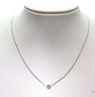 Bezel Diamond Necklace 40924