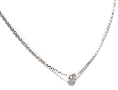 Bezel Diamond Necklace 40924