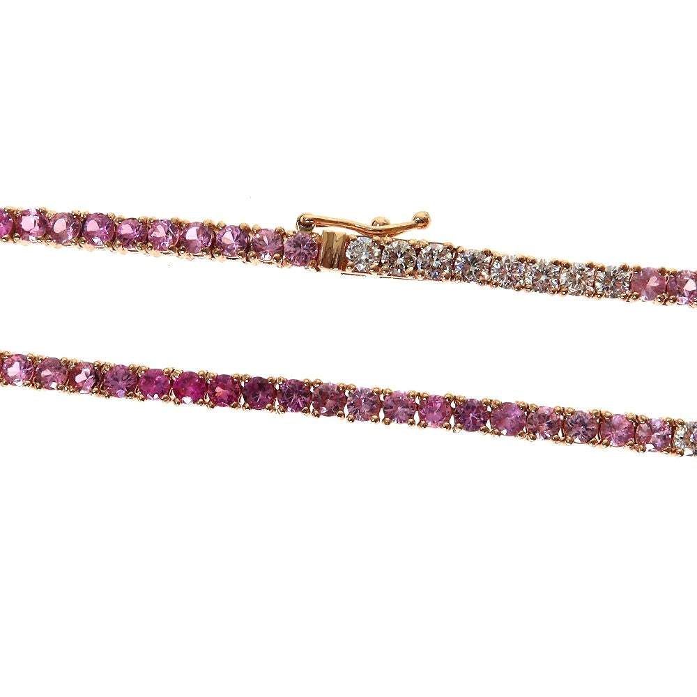 Diamond Blossom Tennis Chain