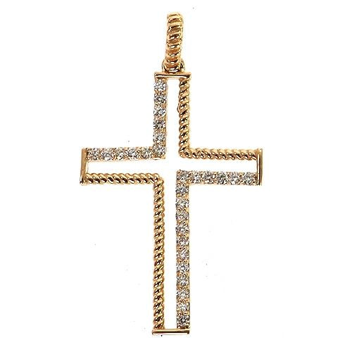 Diamond Rope Cross