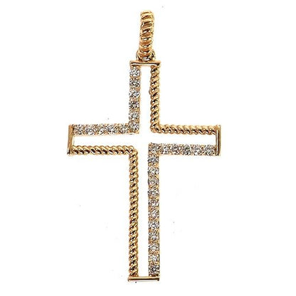 Diamond Rope Cross