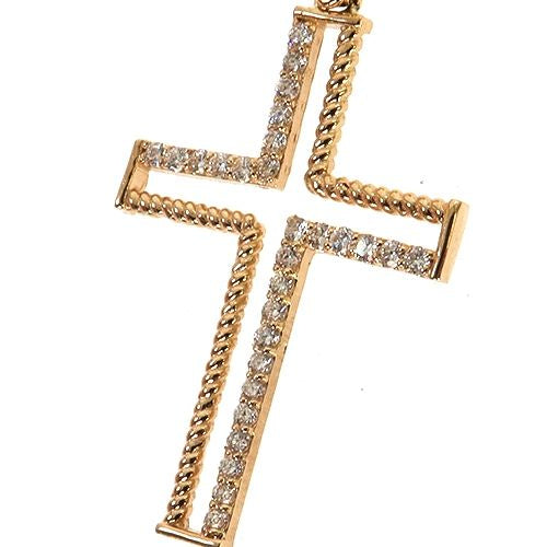 Diamond Rope Cross