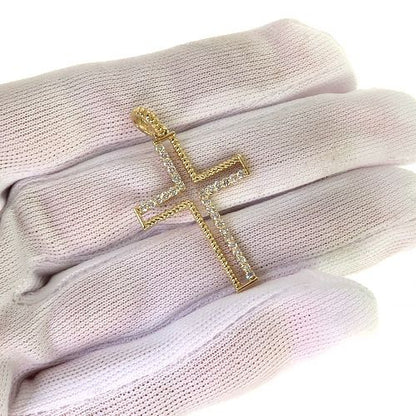 Diamond Rope Cross